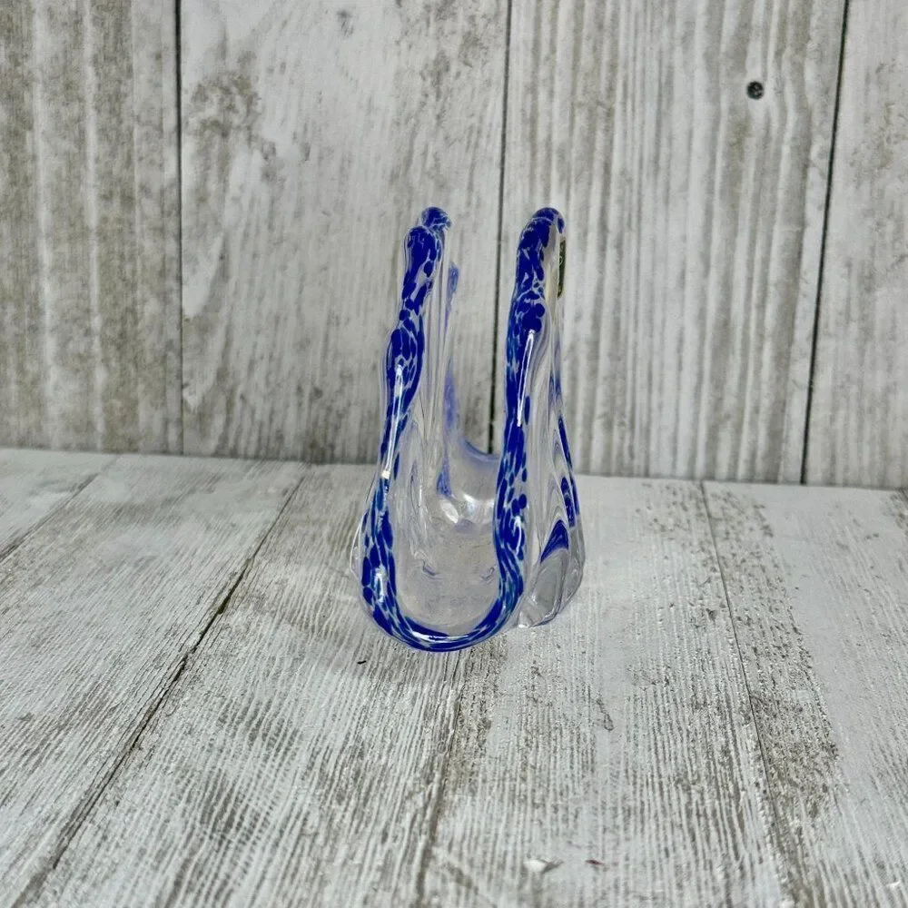 Vintage Violetta Hand Cut 24% Lead Crystal Napkin Holder Letter Holder Poland - Picture 5 of 6